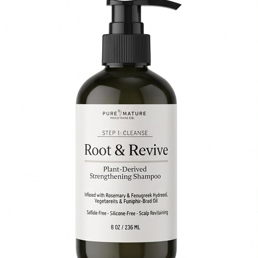 Pure Nature Wellness Co. Root & Revive Plant-Derived Strengthening Shampoo 8 oz bottle