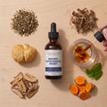 tincture with lions mane, tumeric